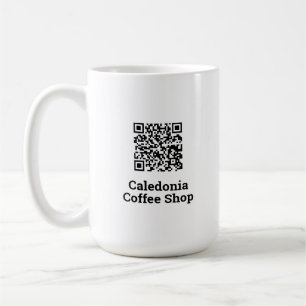Caneca De Café Seu Design de código QR