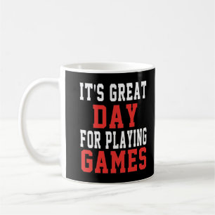 Caneca De Café Seu Dia De Excelente Para Jogar Camisa De T