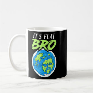 Caneca De Café Seu irmão plano - Terra plana