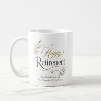 Caneca De Café Seu Liderazgo Será Sentido Nome Personalizado
