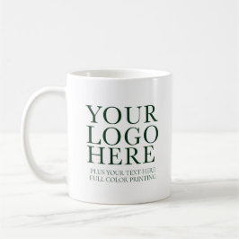 Caneca De Café Seu logotipo aqui Nome da imagem Empresa comercial
