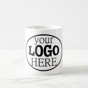 Caneca De Café Seu Logotipo Comercial Personalizado