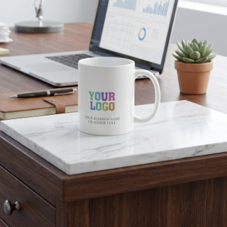 Caneca De Café Seu logotipo personalizado da empresa comercial