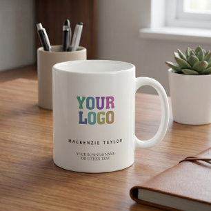 Caneca De Café Seu logotipo personalizado da empresa comercial