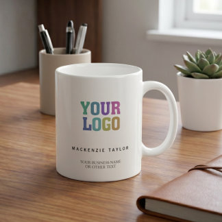 Caneca De Café Seu logotipo personalizado da empresa comercial