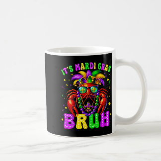 Caneca De Café Seu Mardi Gras Bruh Roupa Divertida de Lagostim Me