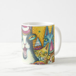 Caneca De Café Seu N' Fitz Cats BIRTHDAY MUG *Personalizar