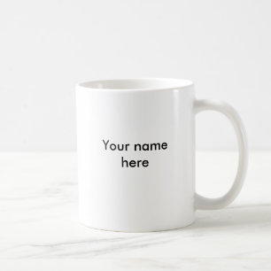 Caneca De Café Seu nome aqui