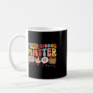 Caneca De Café Seu Problema de Palavras Terapia da Fala Patologia