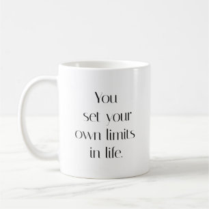 Caneca De Café Seu Próprio Limita Mug