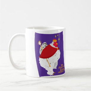 Caneca De Café Seu rei Macio Calça da majestade