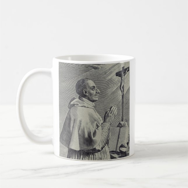 Caneca De Café Seu Santo Eminente Charles Borromeo (Esquerda)