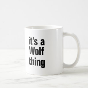 Caneca De Café seu uma coisa do lobo