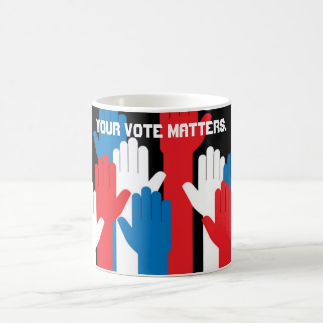 Caneca De Café Seu Voto É Patriótico (Centro)