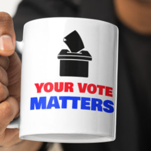 Caneca De Café Seu Voto Importa