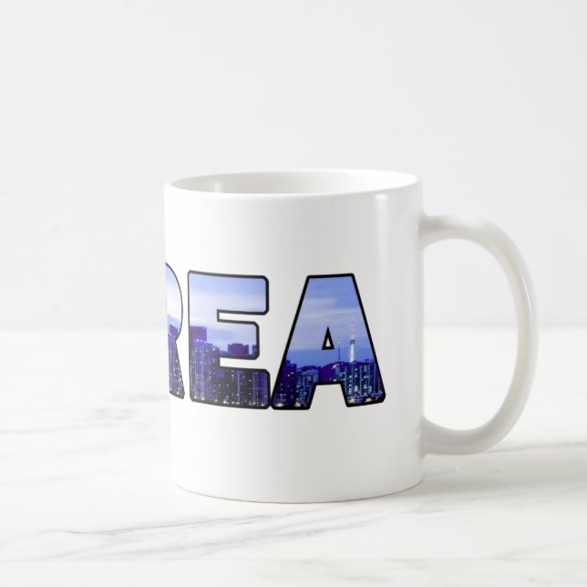 Caneca De Café Seul Coreia do Sul 016 (Direita)