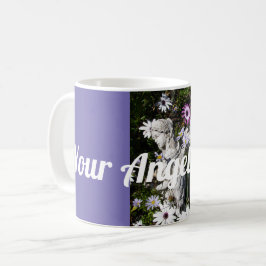Caneca De Café Seus anjos estão sempre com você Anjo Floral