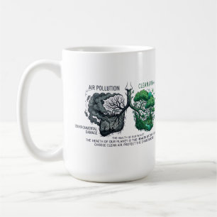 Caneca De Café Seus Pulmões São Um Reflexo do Nosso Planeta