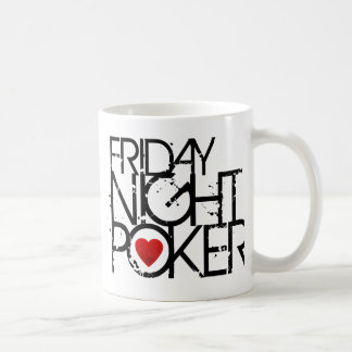 Caneca De Café Sexta-feira à noite póquer