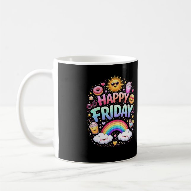 Caneca De Café Sexta-feira feliz (Esquerda)