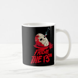Caneca De Café Sexta-feira O Design do Halloween Do Sangue Da Más