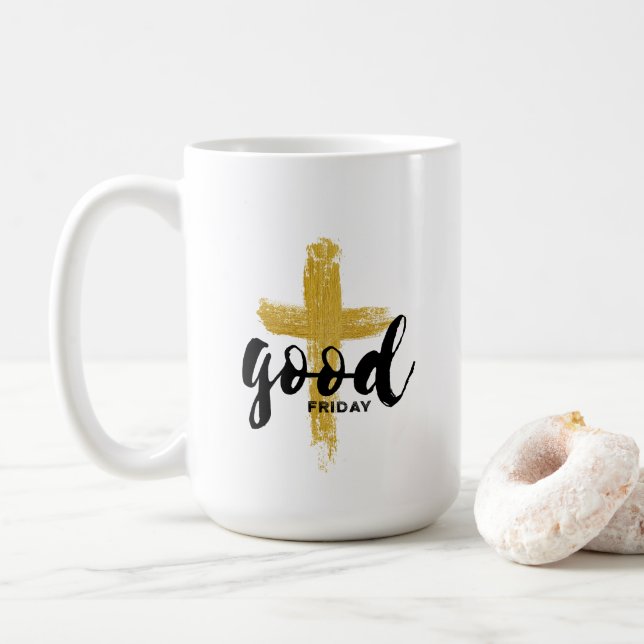 Caneca De Café Sexta-feira Santa | Faith Classic Mug #15 (Com Donut)