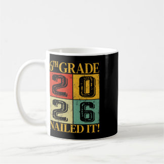 Caneca De Café Sexta série 6ª série Graduado 2026 Retro Escola Pr