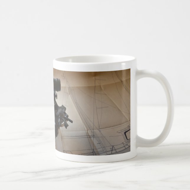 Caneca De Café Sextante Antigo (Direita)