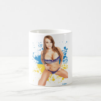 Caneca de café "sexy" da menina do Pinup