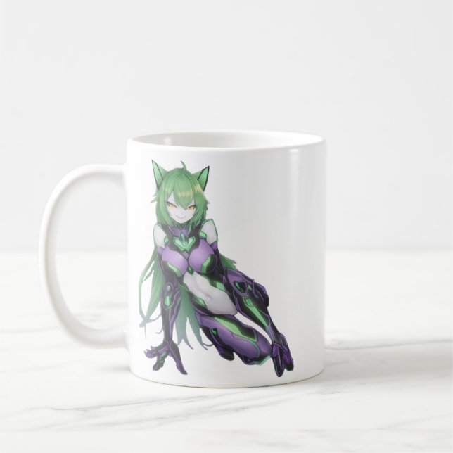 Caneca De Café Sexy Devilish Anime Catgirl (Esquerda)