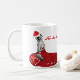 Caneca De Café Sexy Sra. Papais noeis Retro Pinup Girl