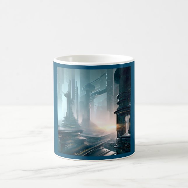 Caneca De Café SF Cidade Futurística 4 (Centro)