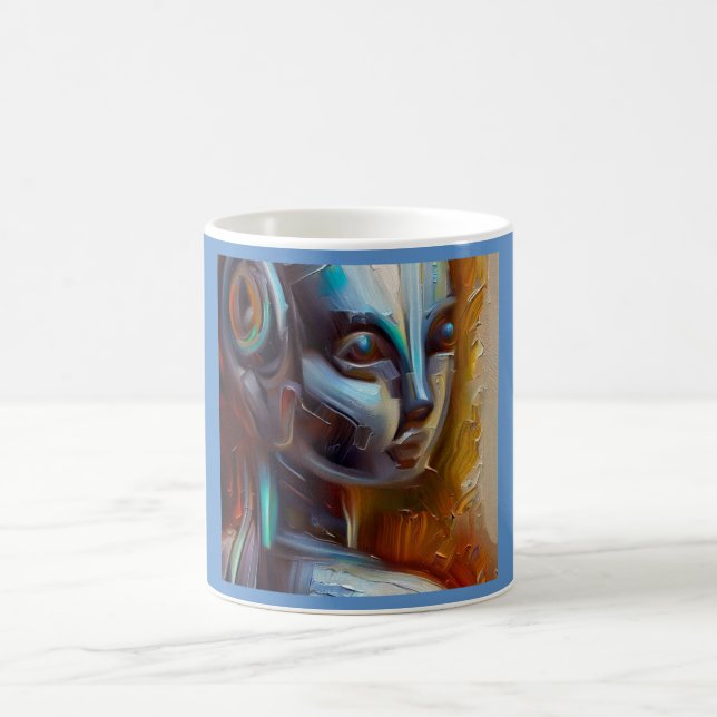 Caneca De Café SF - Herói de Inteligência Artificial 3 (Centro)