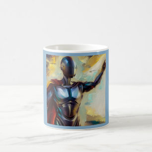 Caneca De Café SF - Herói de Inteligência Artificial 4