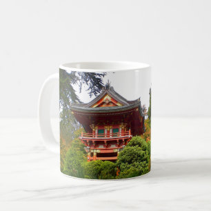 Caneca De Café SF Japonês Tea Garden Temple Gate 3 Mug