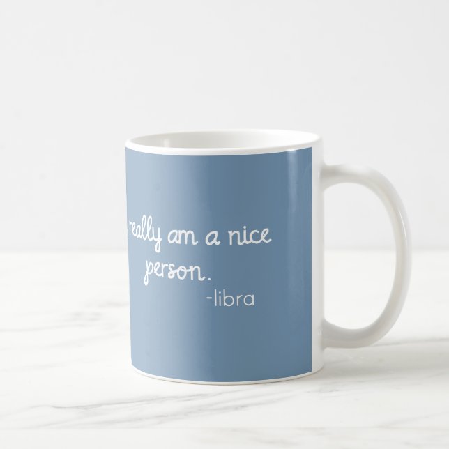 Caneca De Café Shady Libra cita (Direita)