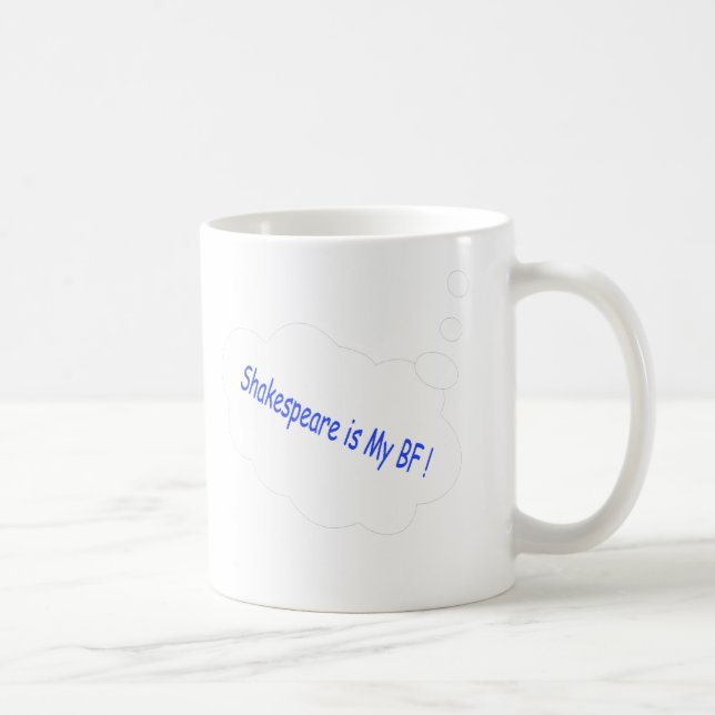Caneca De Café Shakespeare é meu melhor amigo (Direita)
