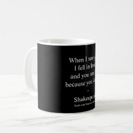 Caneca De Café Shakespeare - Eu Me Apaixonei