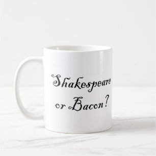 Caneca De Café shakespeare ou bacon