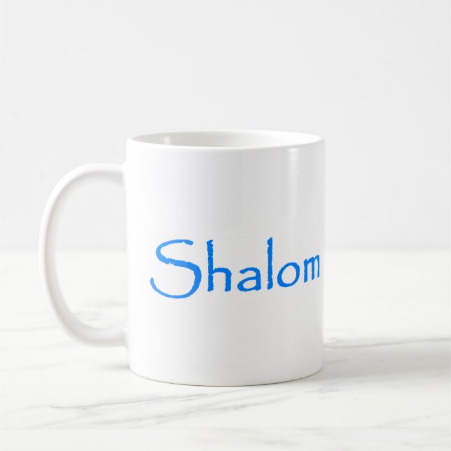 Caneca De Café shalom de paz (Esquerda)