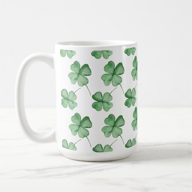 Caneca De Café Shamrock Mug para Ruas. Dia de Patrick (Esquerda)