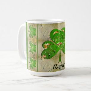 Caneca De Café Shamrock "Rua Feliz".