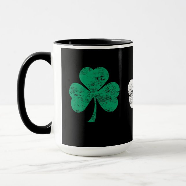 Caneca de café Shamrocks irlandeses (Esquerda)