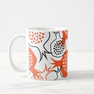Caneca De Café SHANA TOVA: Cartão de romã