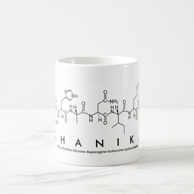 Caneca De Café Shanika peptide name mug (Centro)