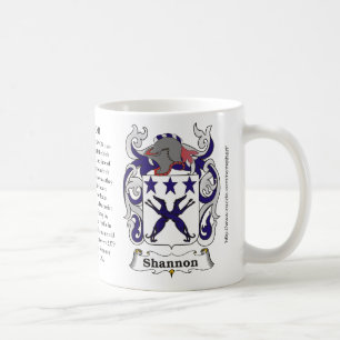 Caneca De Café Shannon, a origem, significado e a crista