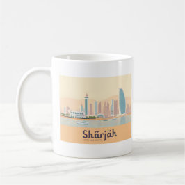 Caneca De Café Sharjah UAE Pastel Travel