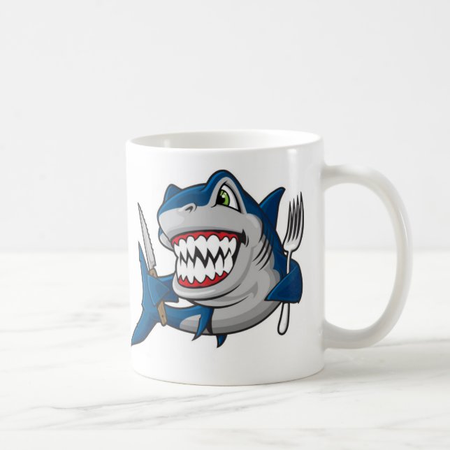 Caneca De Café Shark (Direita)