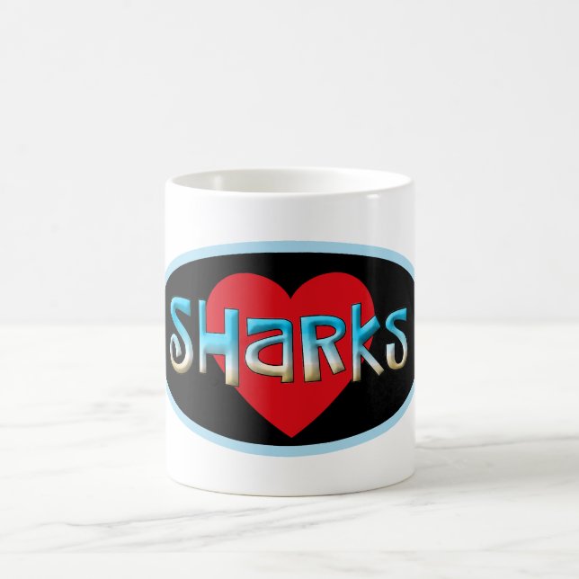 Caneca De Café Shark Lover (Centro)