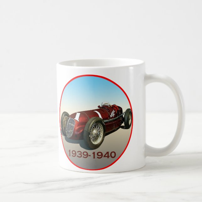 Caneca De Café Shaw Maserati 8CTF Indy Car (Direita)